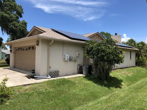 Rooftop Solar Array on Venice Home