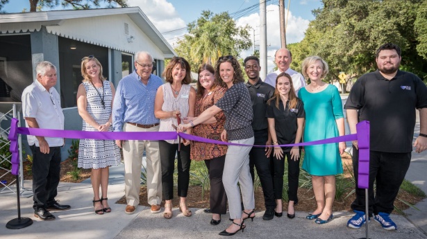 Harvest House Youth Center ribbon-cutting