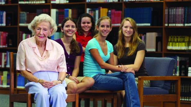Mrs. Iversen and Students 
