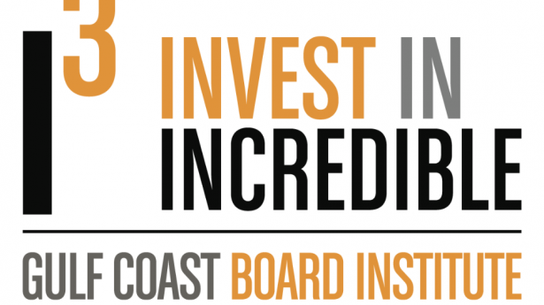 Logo that says I3 Invest In Incredible Gulf Coast Board Institute