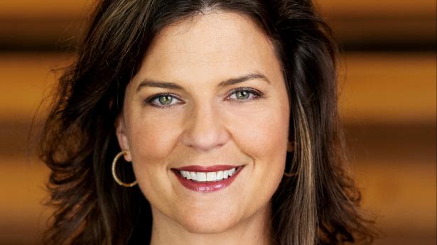 Woman smiling at camera