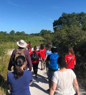 Girls Inc. hike