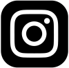 Instagram icon in black