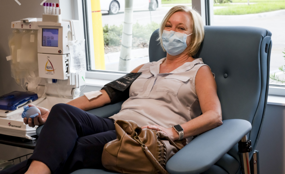 First convalescent plasma donor at SunCoast Blood Centers