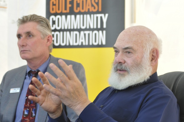 Dr. Andrew Weil speaking at Better Together event with Gulf Coast Community Foundation 